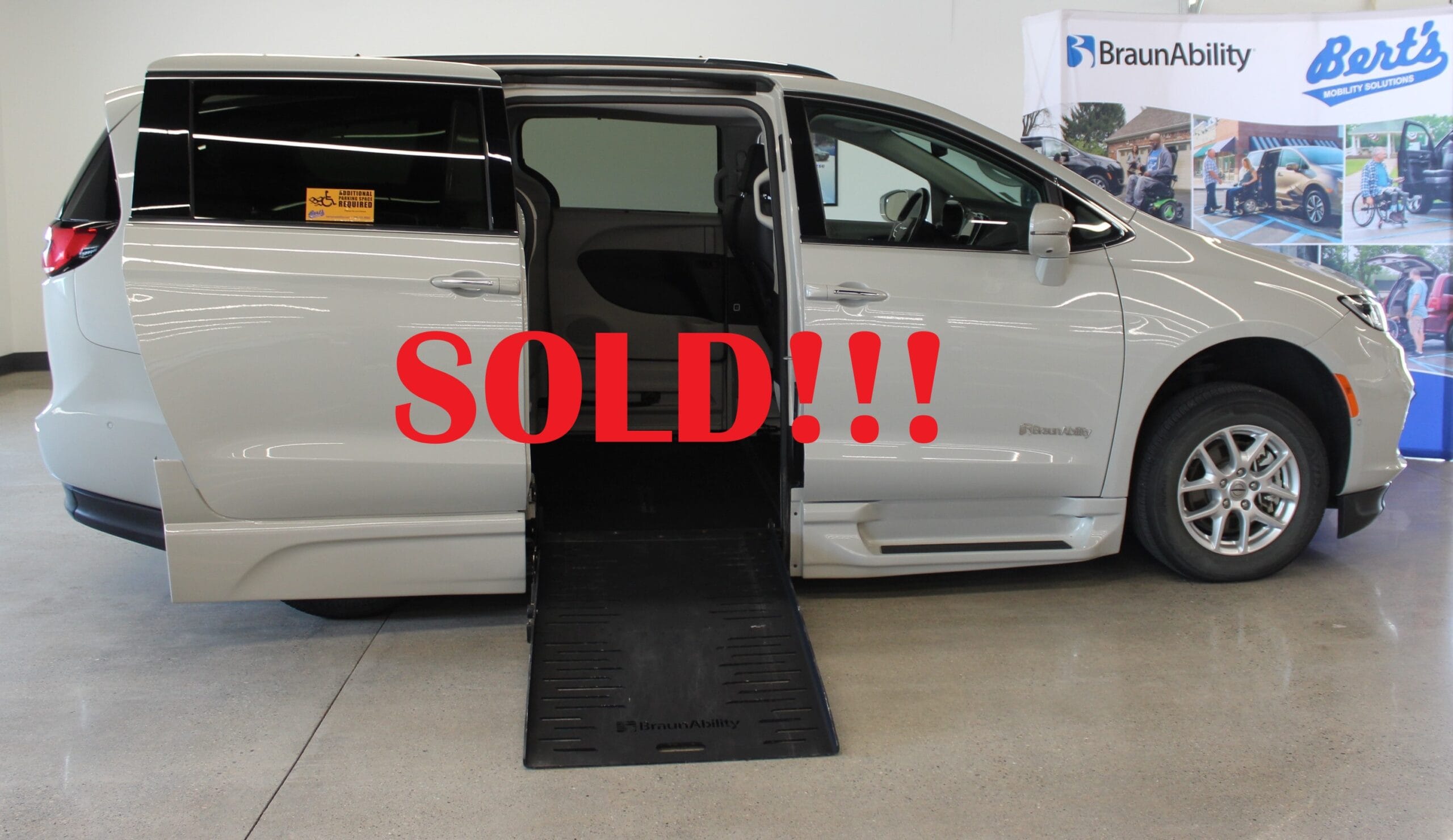 Van has been sold