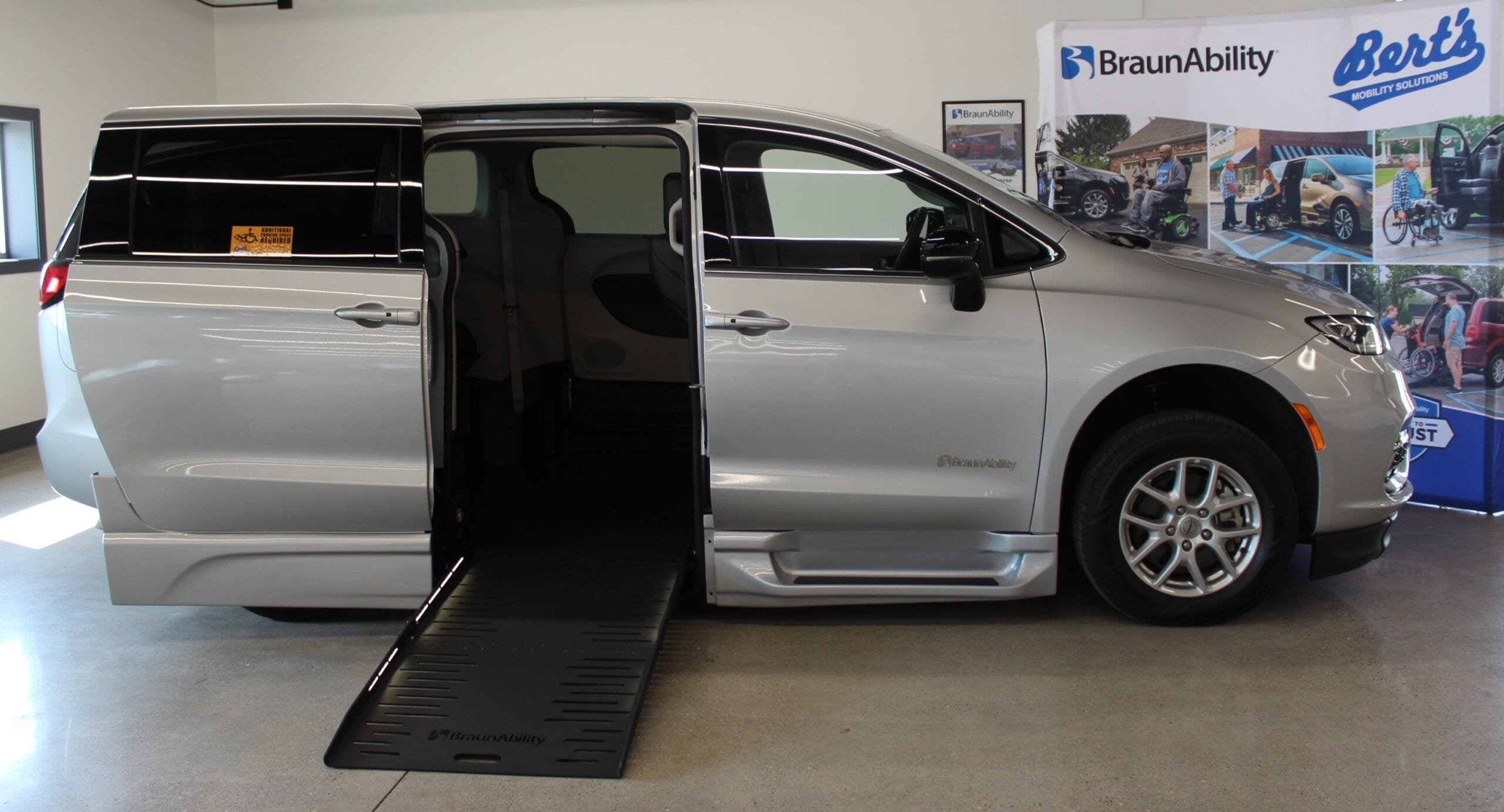 Preowned wheelchair van for sale with ramp out