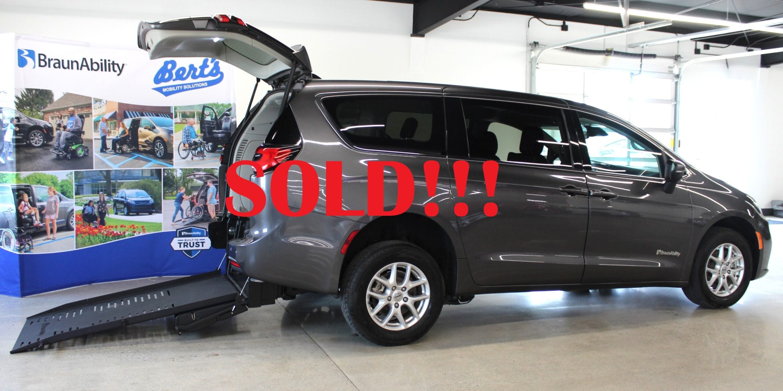 The wheelchair van has been sold