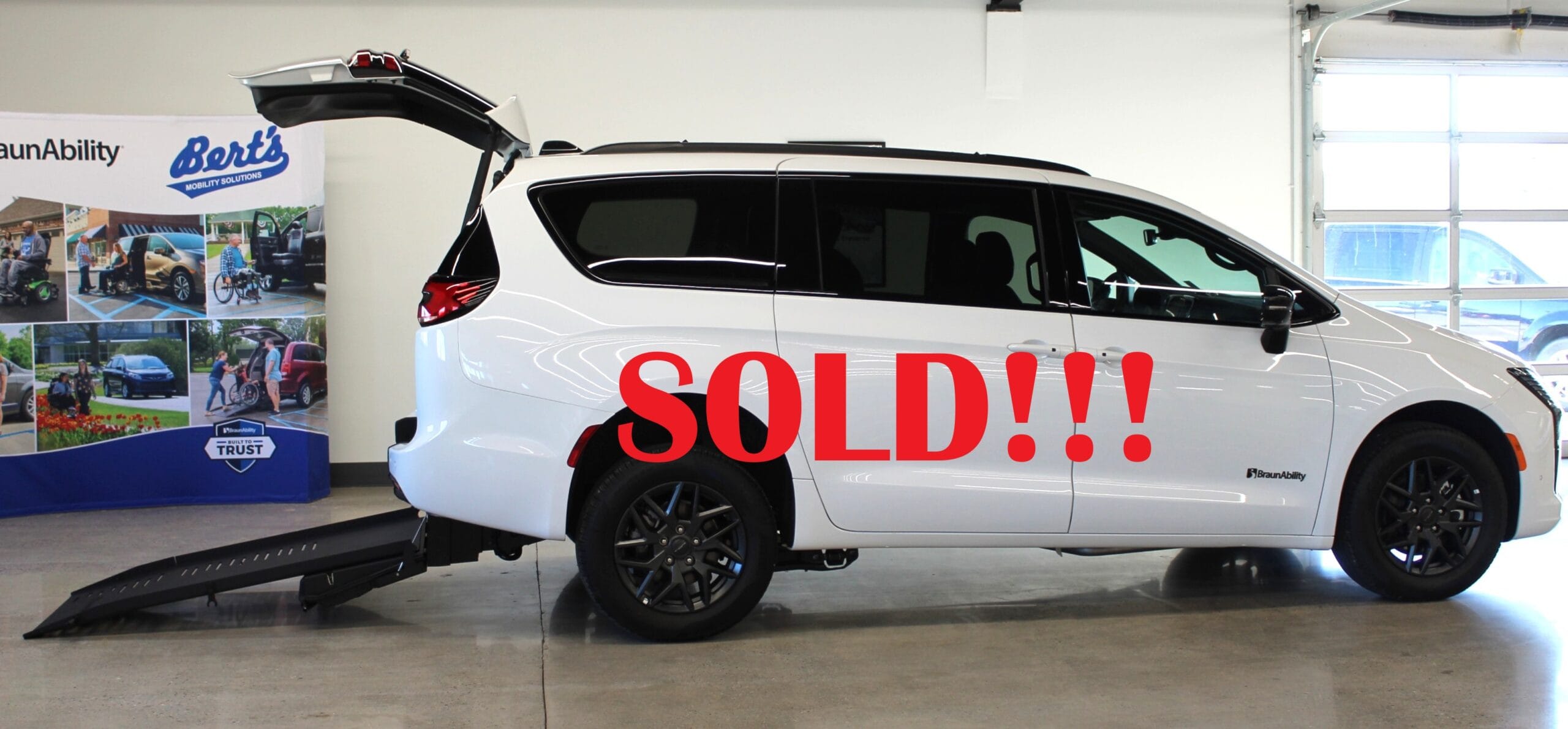 2027 Rear entry van has been sold